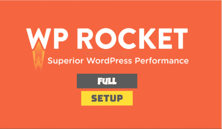 Wp Rocket Setup