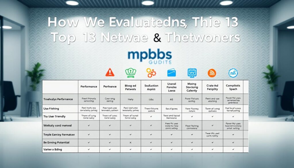 ad network comparison